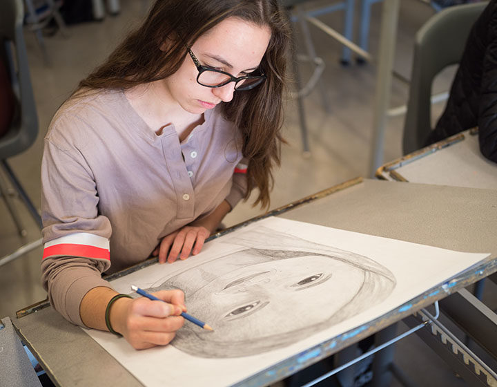 Cowichan Valley School District art student