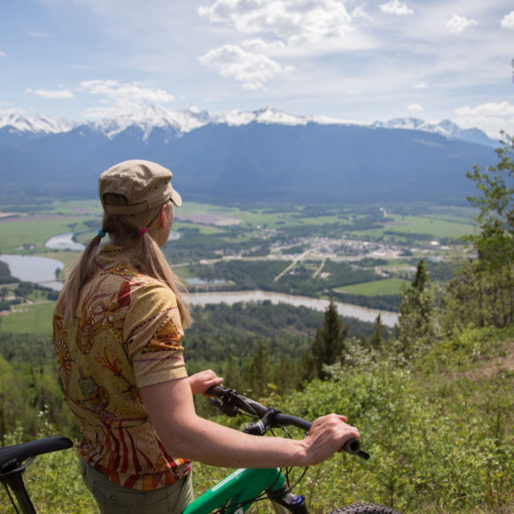 Biking in McBride