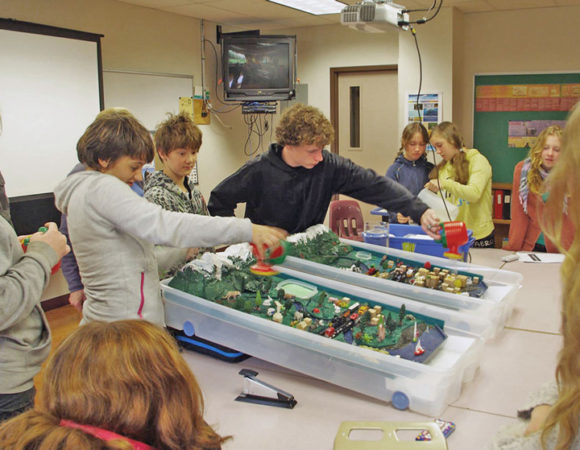 Qualicum students science experiment