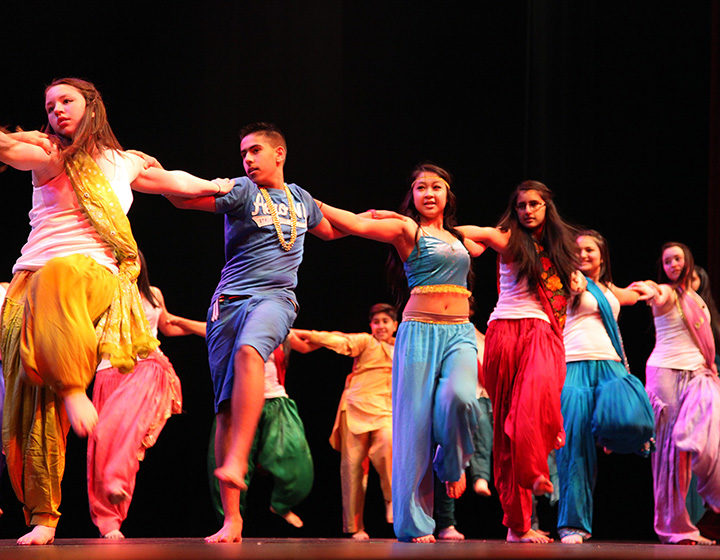 Aladdin performance at Panorama Ridge School in Surrey