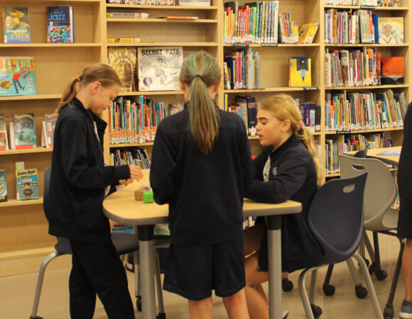 WCRA students working at their desk